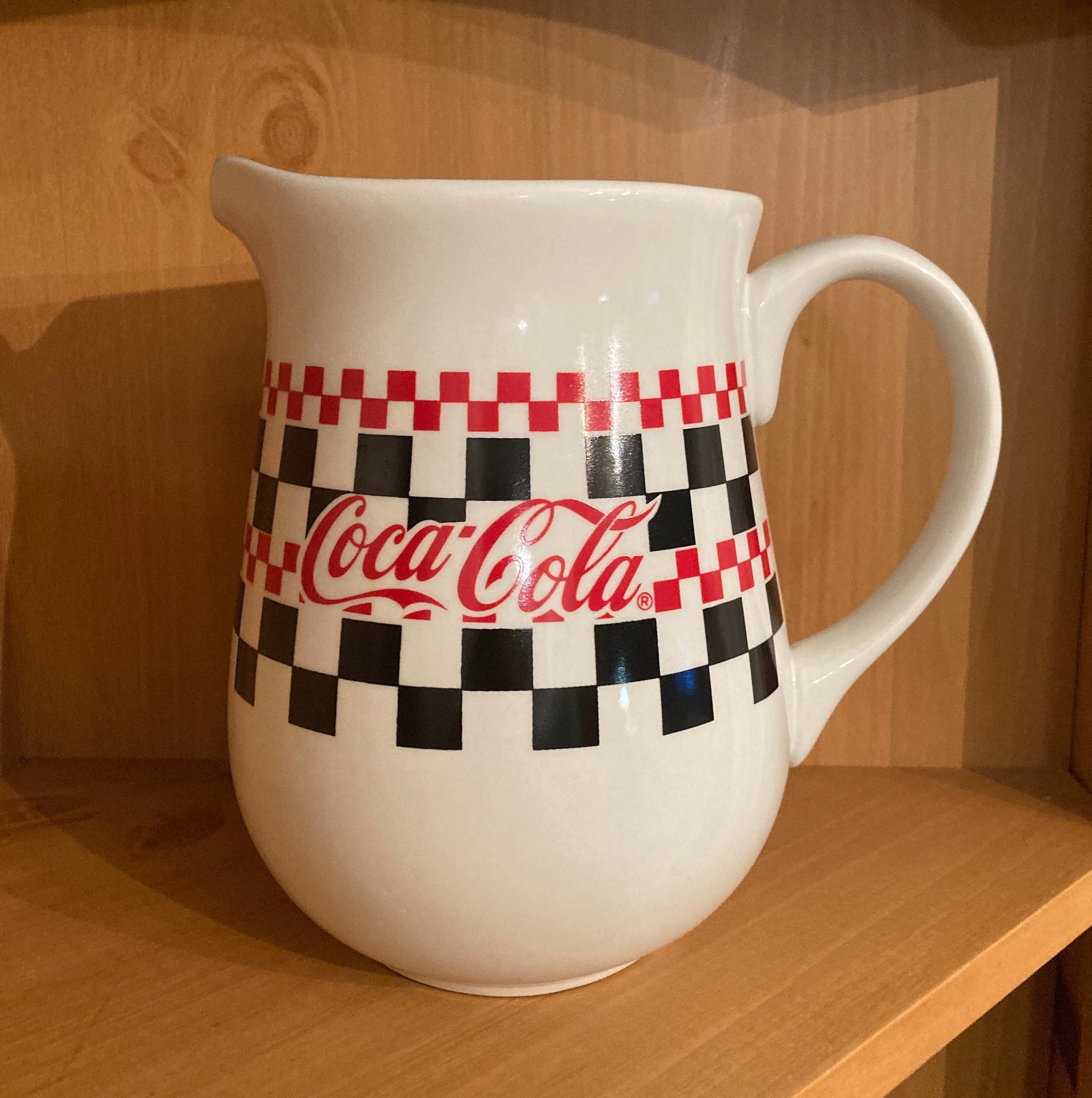 COCA COLA Vintage 8 Inch Water or Juice Pitcher; Gibson Housewares