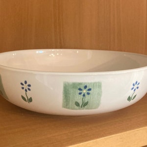 Pfaltzgraff Cloverhill Floral 8インチ野菜サービングボウル; 廃盤ヴィンテージ Pfaltzgraff ラウンドサービングボウル
