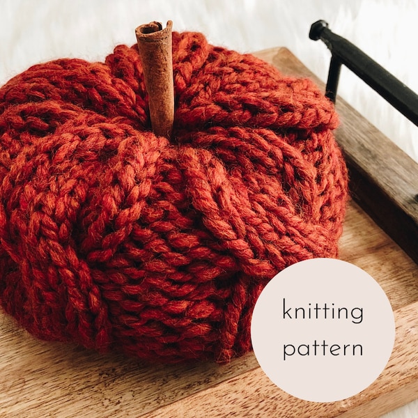 Sweater Pumpkin Knitting PATTERN / PDF Download