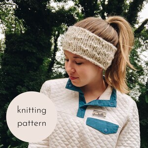 The Hazel Headband Knitting PATTERN / PDF Download