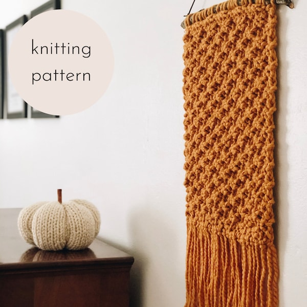 The Madeline Wall Hanging Knitting PATTERN / PDF Download