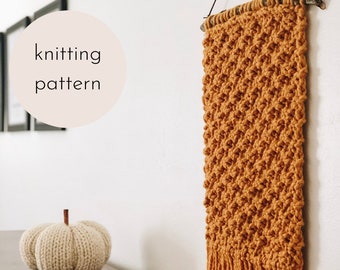Knit wall tapestry new arrivals pattern