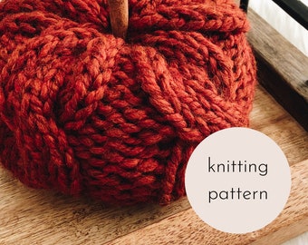 Sweater Pumpkin Knitting PATTERN / PDF Download