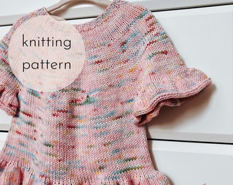 Cotton Candy Tee Knitting Pattern / PDF Download