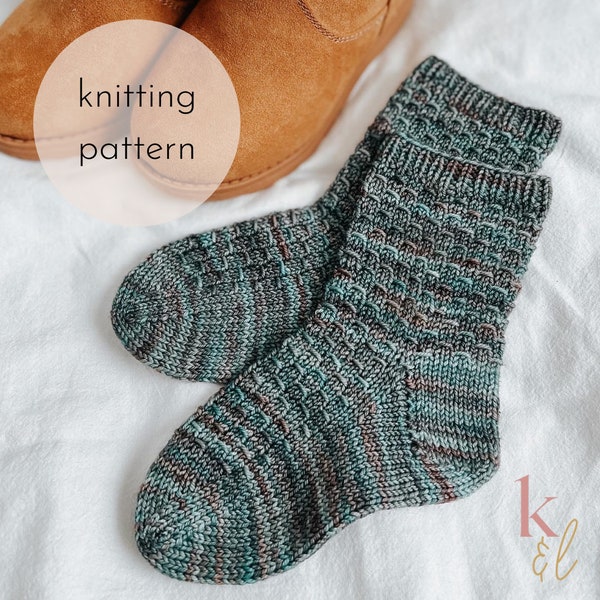 Mini Mermaid Tail Sock Knitting Pattern / PDF Download