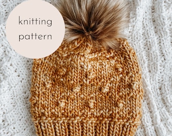 The Dewdrop Beanie Knitting Pattern / PDF Download