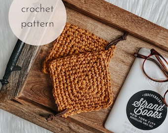 The Arcadia Coaster Crochet PATTERN / PDF Download