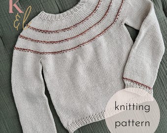 Acorn Sweater Knitting Pattern / DIGITAL PDF