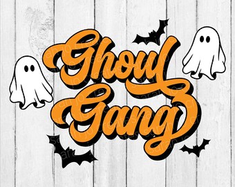 Cute Ghost SVG - Fall SVG - Ghoul Gang Svg - Autumn Svg - Halloween Svg - Ghouls Svg - Ghosts Svg