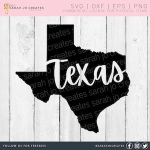Texas State SVG - Texas SVG - United States Svg - Texas Silhouette Svg - Texas Script Svg - Pdf - Dfx - Eps - Cricut - Silhouette