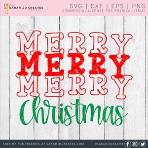 Merry Merry Merry Christmas SVG - Winter SVG - Christmas SVG - Merry Christmas Svg - Funny Christmas Svg - Christmas Morning Svg