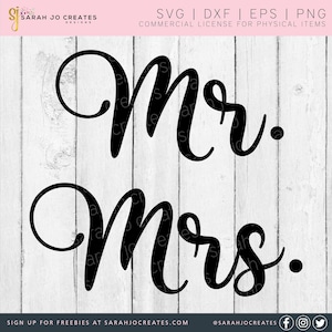 Mr Mrs SVG - Bridal Party SVG - Wedding Party SVG - Bride Crew Svg - Mr and Mrs Svg - Wedding Shirt Svg - Wedding Svg - Engagement Svg