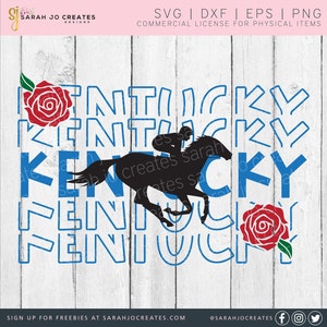 Kentucky Derby Stack SVG - Kentucky SVG - Derby SVG - Caballo de carreras Svg - Kentucky Derby Svg - Caballo Jockey SVG