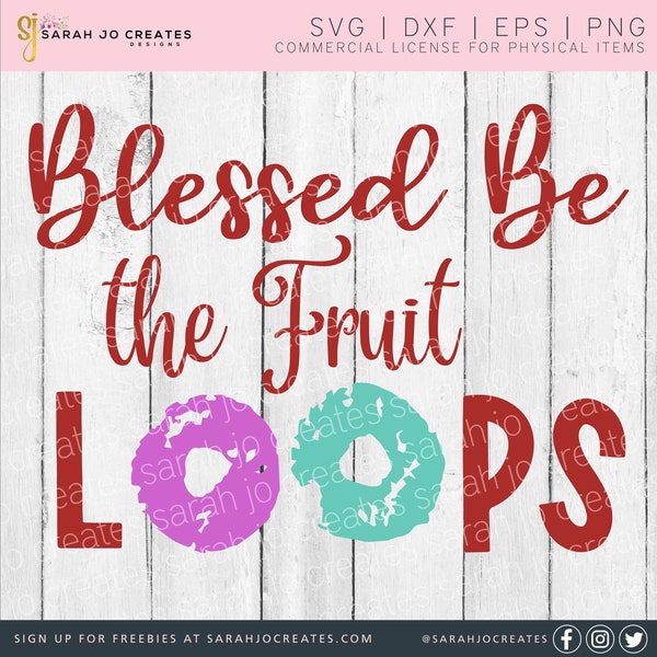 Blessed Be The Fruit Loops SVG - Handmaid's Tale SVG - Blessed Be The Fruit Svg - Blessed Be Svg - Handmaids Tale Png Dxf Eps