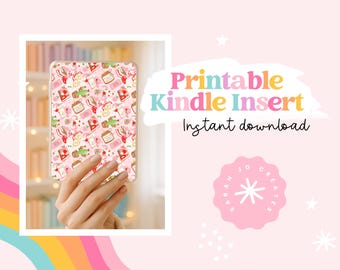 Cowboyroman Afdrukbare Kindle-insteekkaart Kindle-hoesje invoegen Paperwhite Scribe Basic Colorsoft (digitale download)