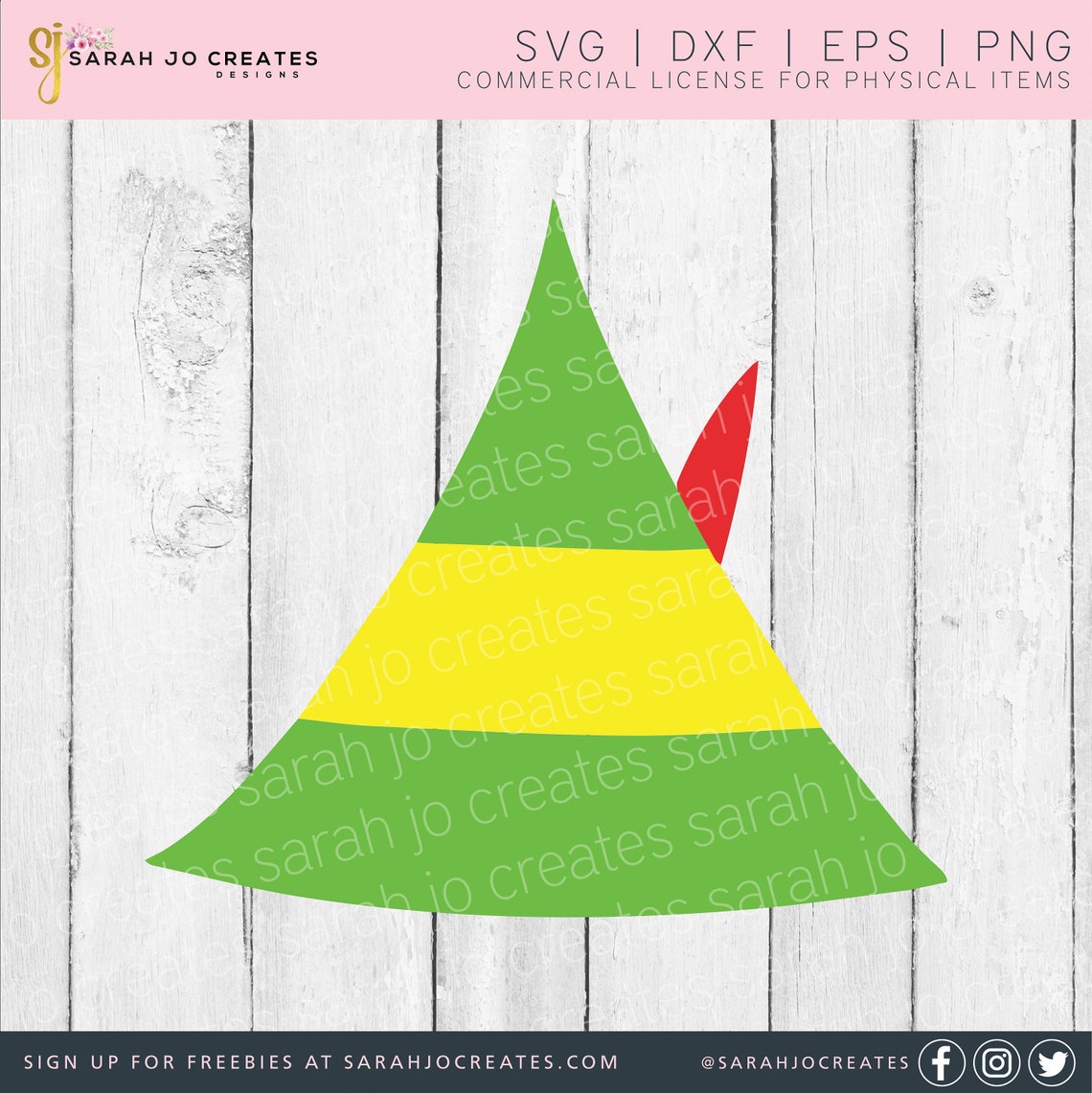 Elf Hat SVG Winter SVG Christmas SVG Ornament Svg - Etsy