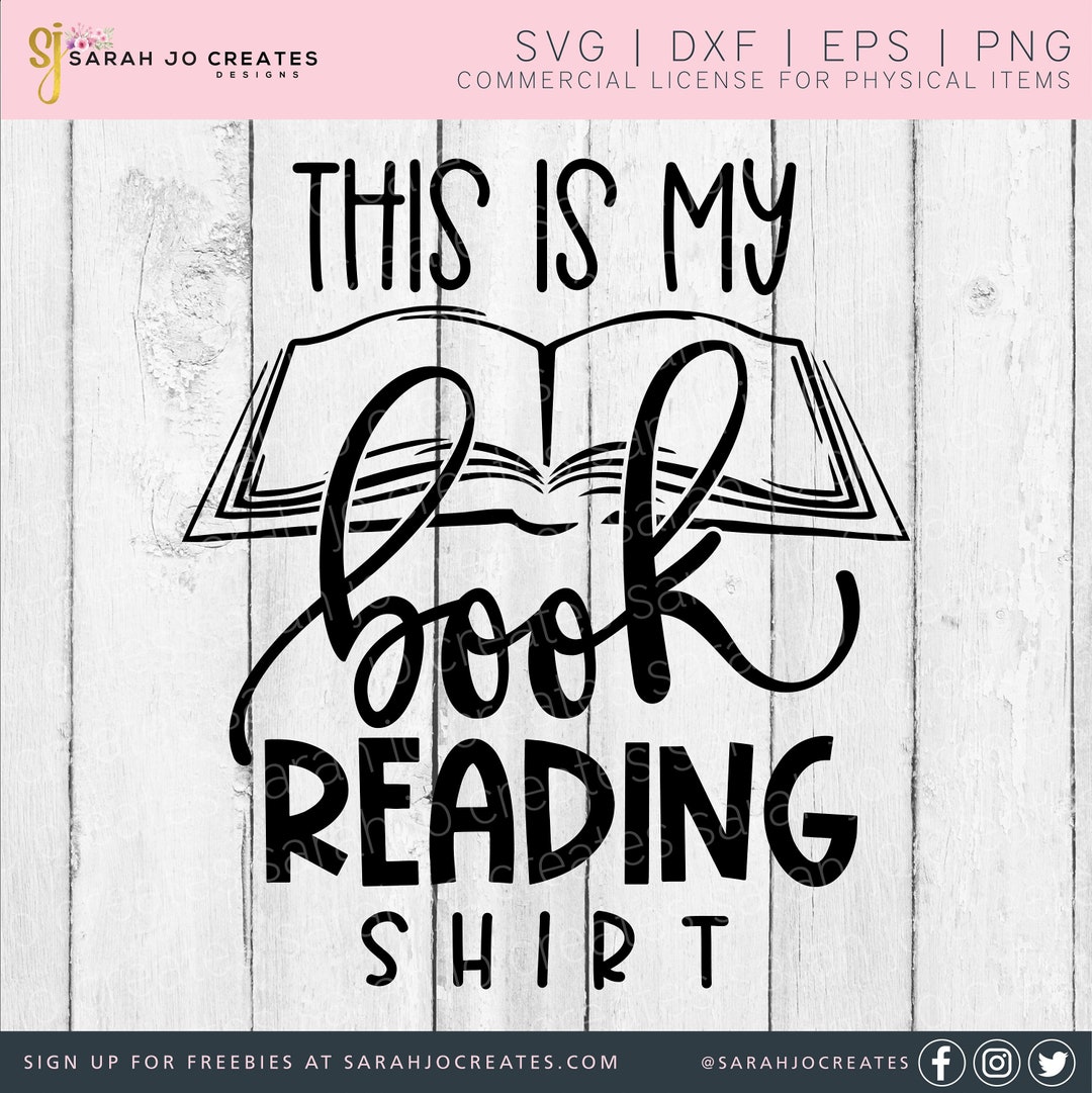 This is My Book Reading Shirt SVG Book SVG Reading Svg Funny Book Quote Svg Funny Reading Quote