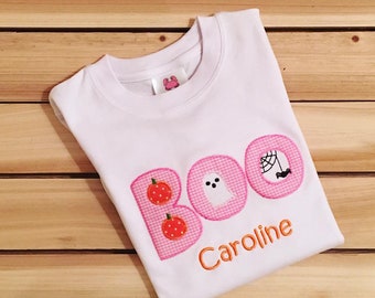 Monogrammed Halloween shirt/ kids halloween shirts/kids tees/ kids shirts/ scary shirts/ personalized shirts/ custom shirts/ halloween