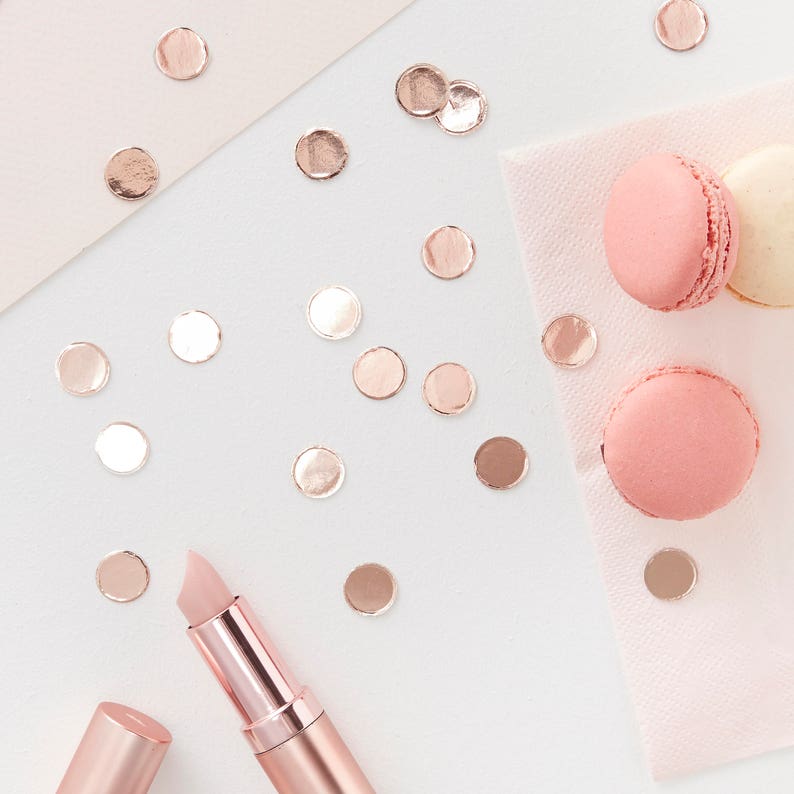 Rose Gold Table Confetti Team Bride Hen Party Bachelorette Etsy
