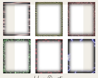 45 Beautiful Custom Made Digital Frames | Instant Download PNG - Graphic Design Resources | High Quality Digital Frame | Clip Art Set