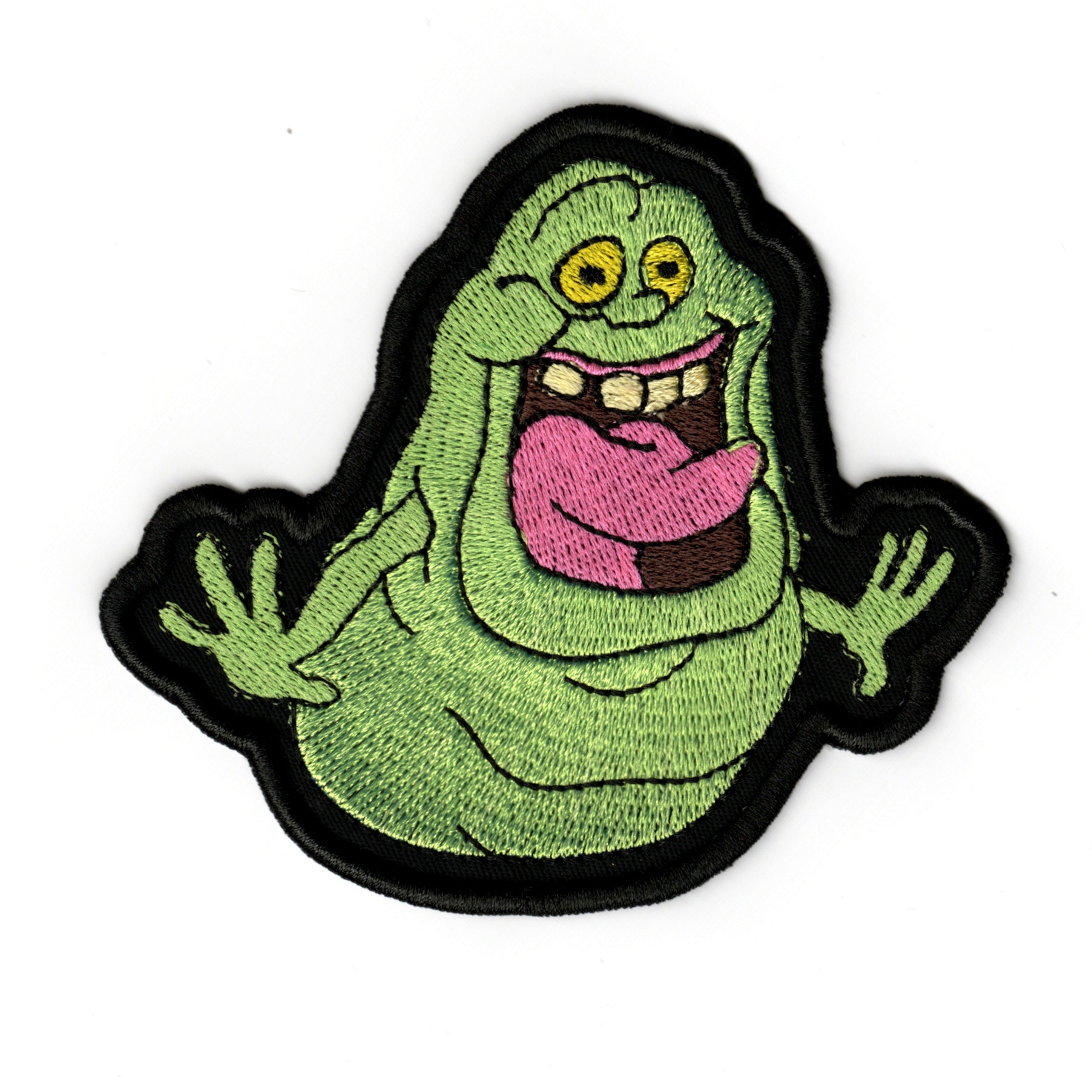 The Real Ghostbusters Slimer Embroidered Patch Who You Gonna Call Cartoon Ghost The Real Ghostbusters Slimer Embroidered Patch Who You Gonna Call Cartoon Ghost