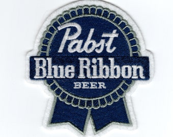 Pabst Blue Ribbon PBR Logo Iron-on Patch