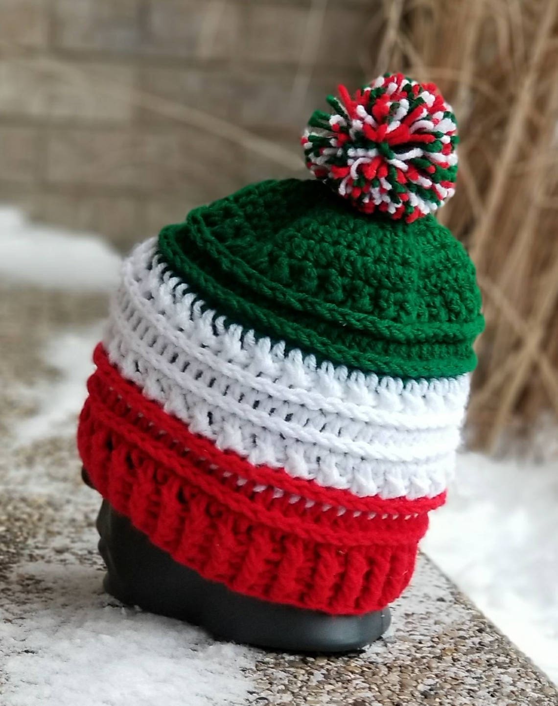 Italian Flag Hat Italy Olympics Beanie Striped Country Etsy