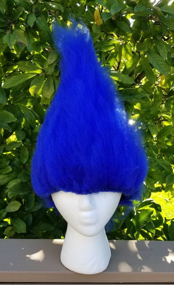 Blue Troll Wig Blue Troll Wig