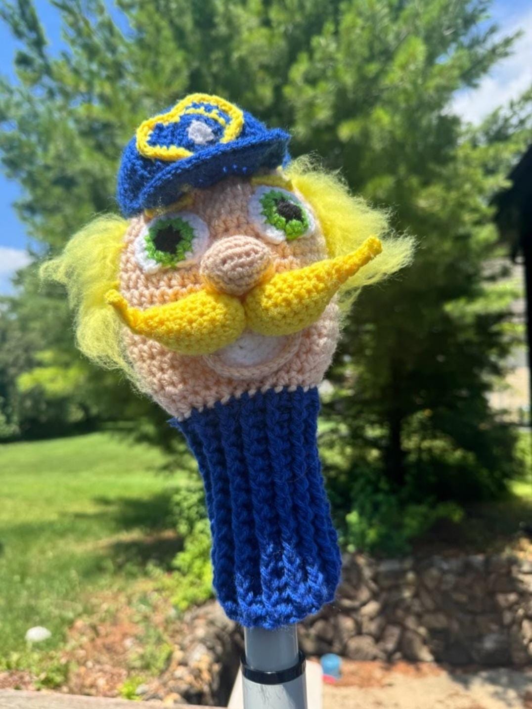 Mascot MLB NBA custom sports brewers Golf Head protector, headcover, drummer, Father’s Day gift, unique present for a golfer