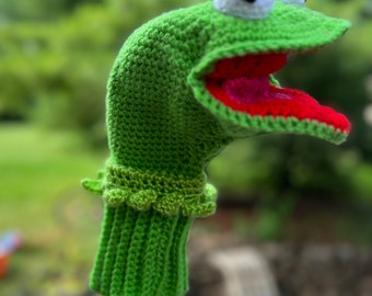 Kermit the Frog Golf Club Cover, Muppets Golf Head protector, headcover,gift, unique present for a golfer