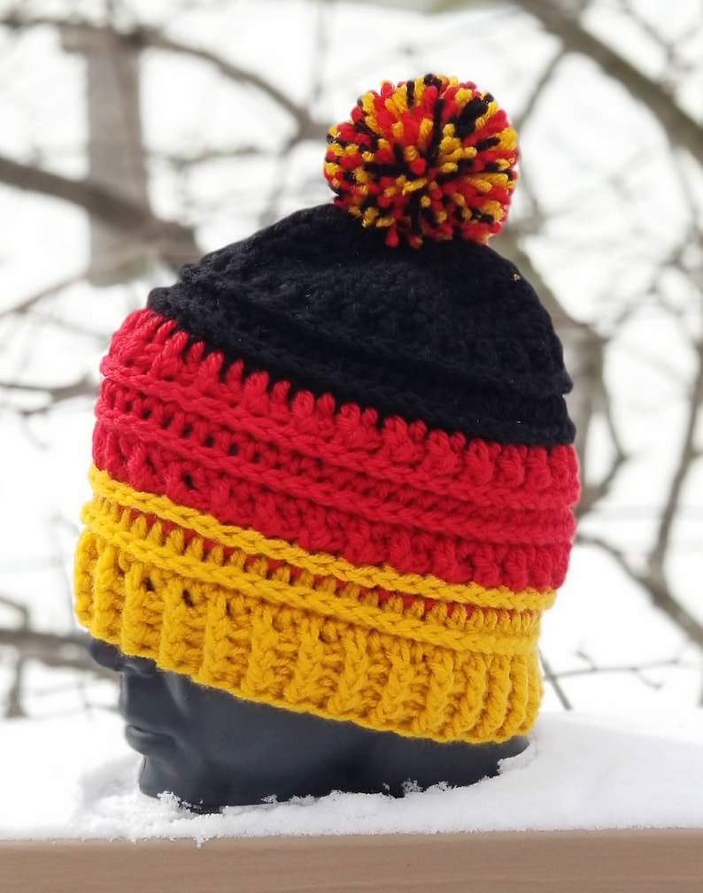 German Flag Hat Germany Olympics beanie striped country Etsy