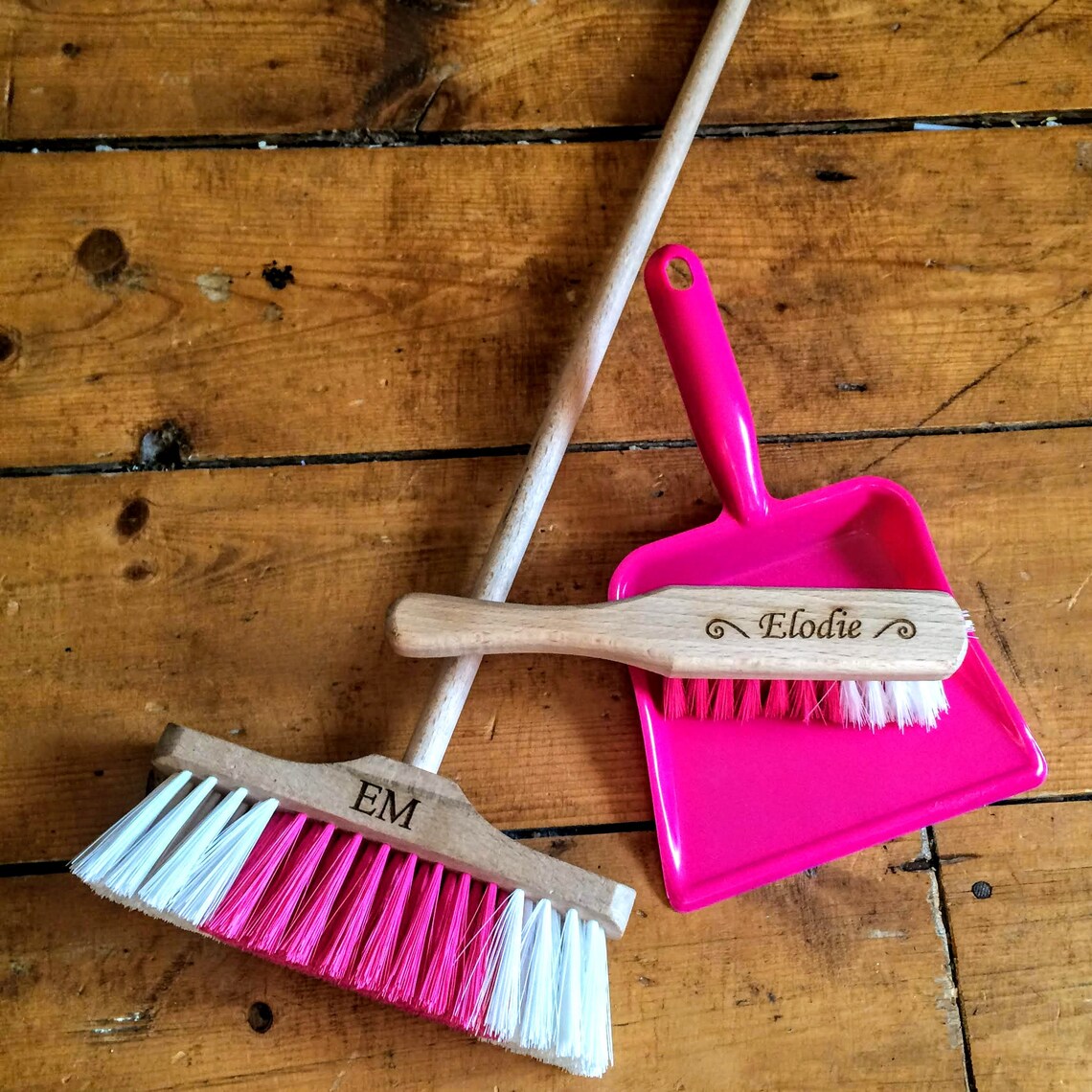 Personalised Toy Dustpan and Brush Set Child's Name Etsy UK