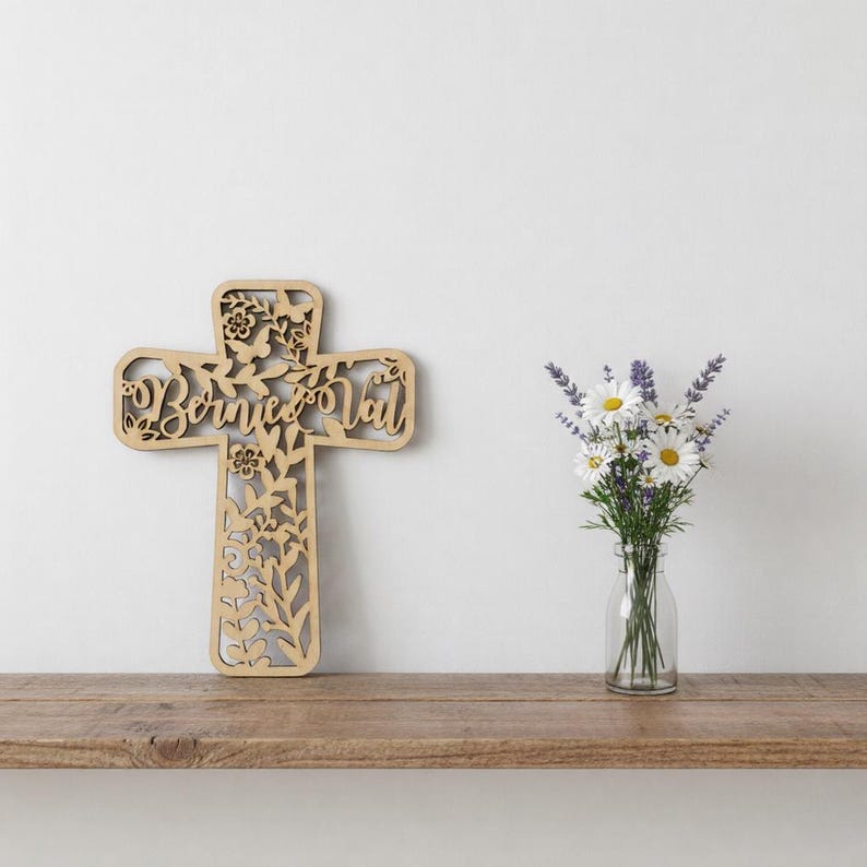 Personalised Wooden Wedding Cross: Custom Couples Keepsake - Etsy