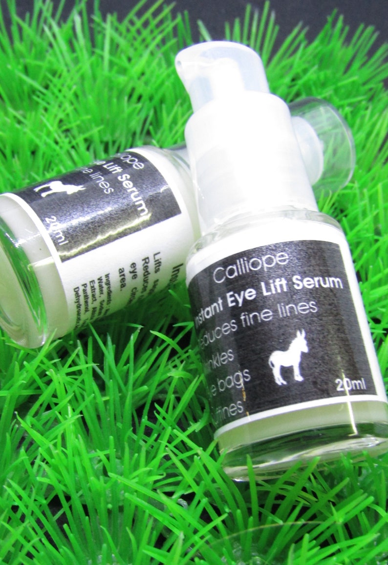 Instant Eye Lift Serum With Donkey Milk Reduses Wrinkles Etsy