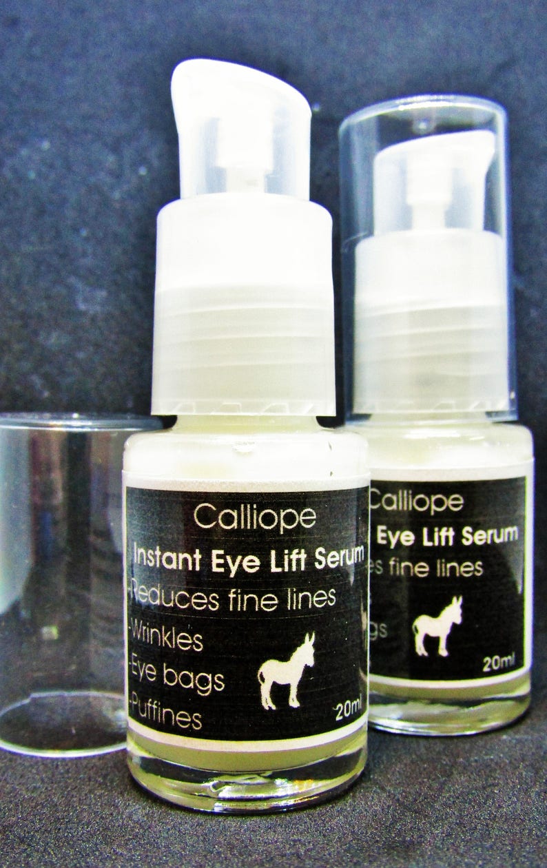 Instant Eye Lift Serum With Donkey Milk Reduses Wrinkles Etsy