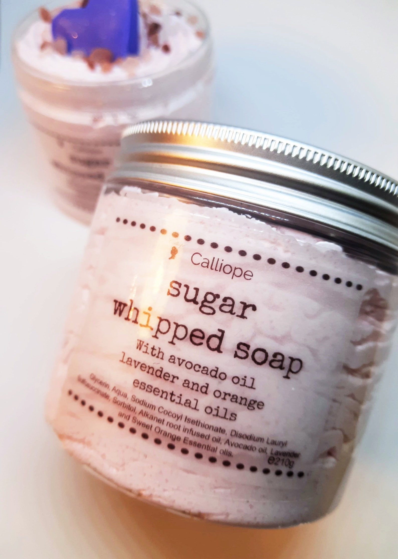 Whipped Soap Sugar Scrub Shower Frosting Body Polish Etsy