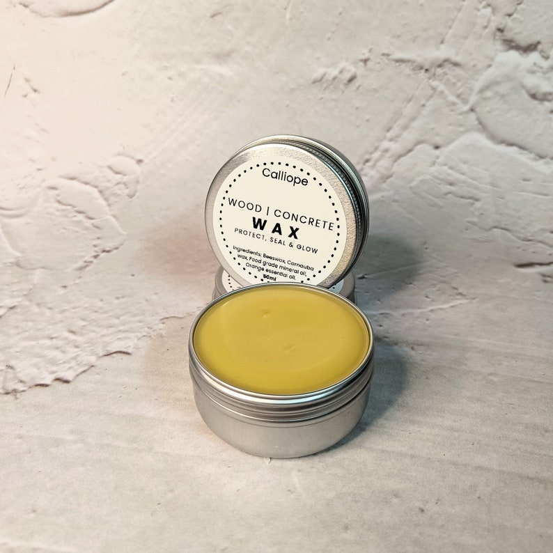 Wood Concrete Jesmonite Wax, Polish, Sealing, Water Repellent, Coating, Cement, Shine, Finish
