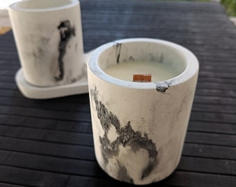 Handmade Concrete Scented Soy Candle | Home Decor | 250ml Candle