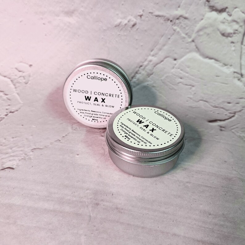 Wood Concrete Jesmonite Wax, Polish, Sealing, Water Repellent, Coating, Cement, Shine, Finish