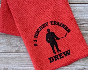 Custom Hockey Trainer Gift, Team Trainer Gift, End of Season Gift, Hockey Trainer Gift, Hockey Accessories, Hockey Gifts, End of Year Hockey