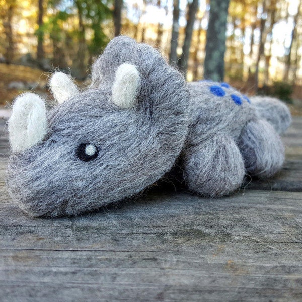 Needle Felt Dinosaur