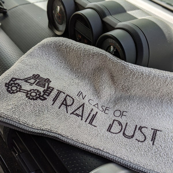 Personalized Microfiber Cloth, Boyfriend Gift, Offroad Gift, Auto Detailing Gift, Rock Crawling Gift, Trail Gift, Off Roading, Gift Father