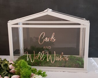 Diy Card Decal For Wedding Wishing Well Easy To Apply Up To 8 Wide