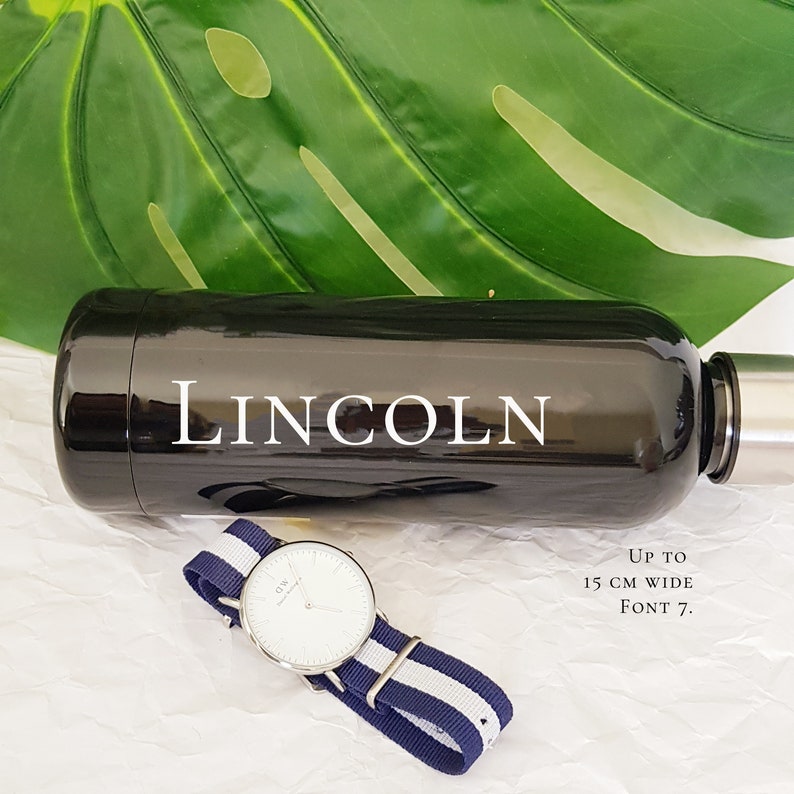 DIY Drink Bottle Vinyl Name Labels Personalized Etsy Australia