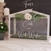 Wishing Well 'Cards and Well Wishes' DecalONLY - Modern Script Wedding Signs