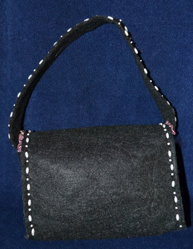 Satin Lined Eastern Woodlands Purse With Traditional Puff Beading Etsy