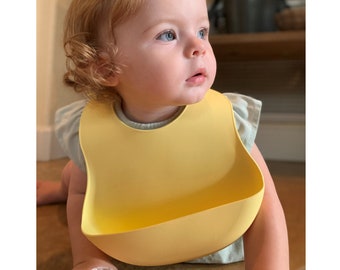 Siliconen Baby Bib met Food Catcher | Verstelbaar en waterdicht, BPA-vrij | Must Have voor het voeden van peuter meisje of jongen