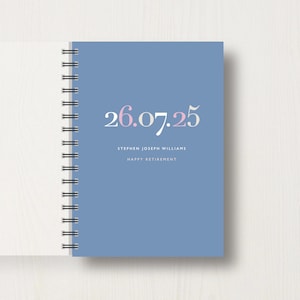 Personalised Retirement or Leaving Journal or Notebook