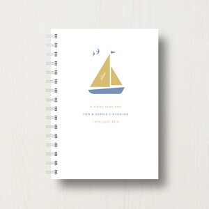 Personalised Page Boy Journal