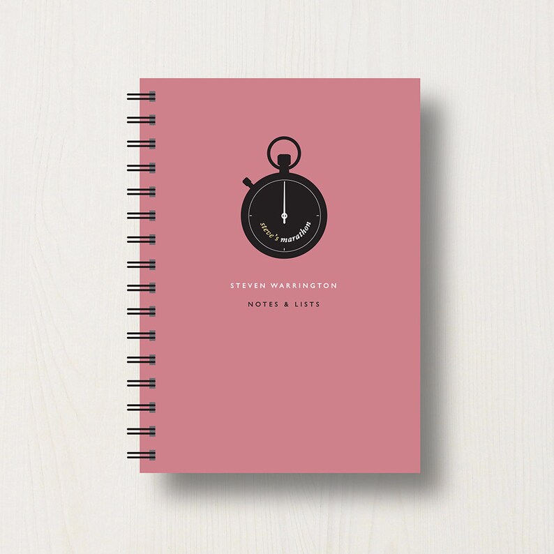 Personalised Running Lover's Journal or Notebook Etsy